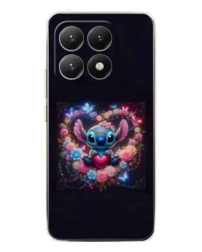 Чехол для Xiaomi 15T с картинкой «Stitch в цветах» Чехол для Xiaomi 15T с картинкой «Stitch в цветах»