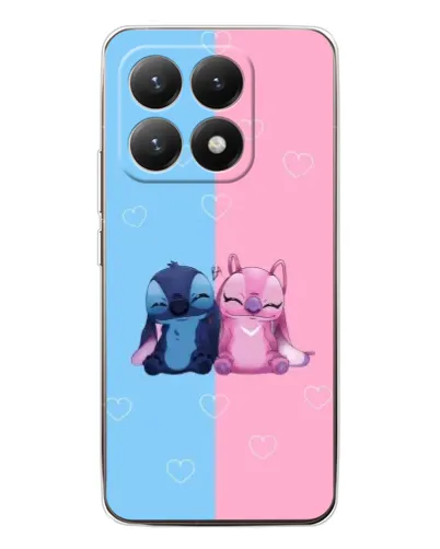 Чехол для Xiaomi 15T с картинкой «Stitch и Angel Love» Чехол для Xiaomi 15T с картинкой «Stitch и Angel Love»