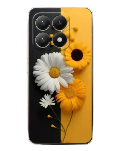 Чохол для Xiaomi 15T з картинкою «Соняшник та ромашка»