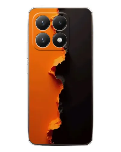 Чохол для Xiaomi 15T з картинкою «Помаранчевий розлом» Чохол для Xiaomi 15T з картинкою «Помаранчевий розлом»