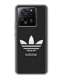Чехол для Xiaomi 16 с картинкой «Adidas Карбоновая текстура»