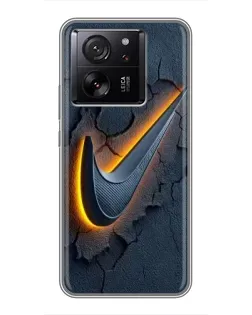 Чохол для Xiaomi 16 з картинкою «Об'ємний логотип Найк»