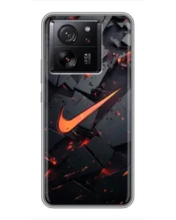 Чохол для Xiaomi 16 з картинкою «Nike — ефект розломів»