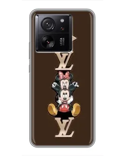 Чохол для Xiaomi 16 з картинкою «LV та Міккі Маус»