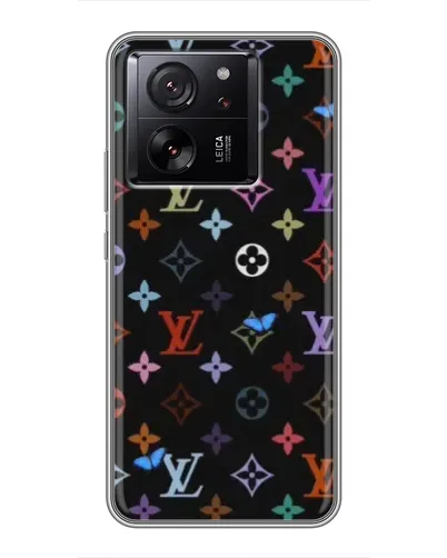 Чохол для Xiaomi 16 з картинкою «Кольорова монограма LV»