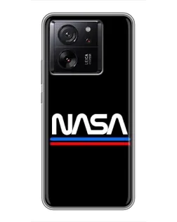 Чохол для Xiaomi 16 з картинкою «NASA — класика Red Blue» Чохол для Xiaomi 16 з картинкою «NASA — класика Red Blue»