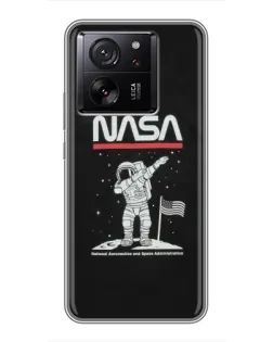 Чохол для Xiaomi 16 з картинкою «NASA — крокуємо по Місяцю»