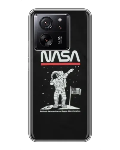 Чохол для Xiaomi 16 з картинкою «NASA — крокуємо по Місяцю»