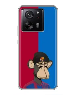 Чохол для Xiaomi 16 з картинкою «Bored Ape — фанат Барси»