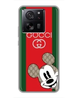 Чохол для Xiaomi 16 з картинкою «Gucci — смуги та Міккі»