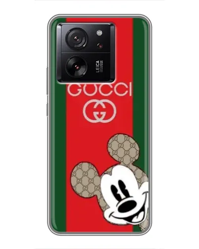 Чохол для Xiaomi 16 з картинкою «Gucci — смуги та Міккі» Чохол для Xiaomi 16 з картинкою «Gucci — смуги та Міккі»