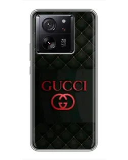 Чохол для Xiaomi 16 з картинкою «Gucci — стьобаний чорний»