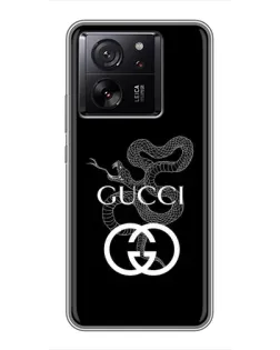 Чохол для Xiaomi 16 з картинкою «Gucci — срібна змія»