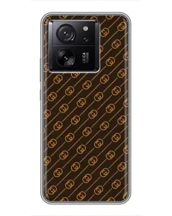 Чохол для Xiaomi 16 з картинкою «Gucci — золоті діагоналі»