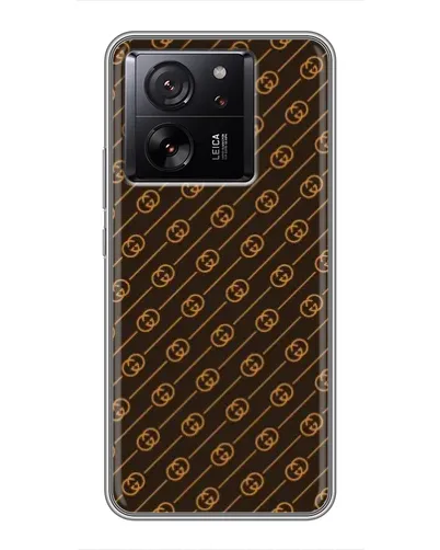 Чохол для Xiaomi 16 з картинкою «Gucci — золоті діагоналі» Чохол для Xiaomi 16 з картинкою «Gucci — золоті діагоналі»