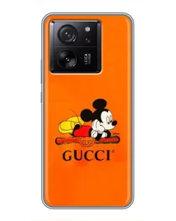 Чохол для Xiaomi 16 з картинкою «Міккі Маус Gucci — помаранч»