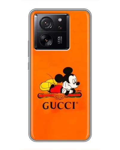 Чохол для Xiaomi 16 з картинкою «Міккі Маус Gucci — помаранч» Чохол для Xiaomi 16 з картинкою «Міккі Маус Gucci — помаранч»