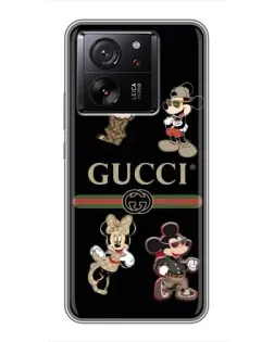 Чохол для Xiaomi 16 з картинкою «Gucci — герої Disney та монограма»