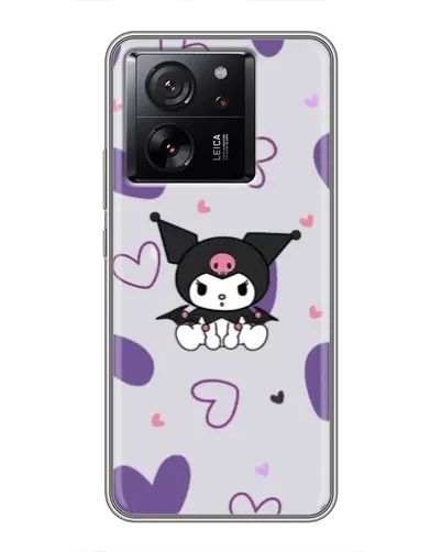 Чехол для Xiaomi 16 с картинкой «Kuromi и лавандовые сердца»