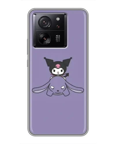 Чехол для Xiaomi 16 с картинкой «Kuromi на лиловом фоне»