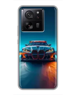 Чохол для Xiaomi 16 з картинкою «BMW — вогні неону»