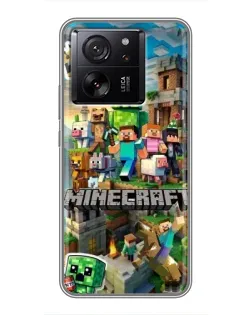 Чохол для Xiaomi 16 з картинкою «Замок Minecraft»