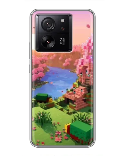 Чохол для Xiaomi 16 з картинкою «Рожеве дерево Minecraft»