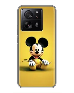 Чехол для Xiaomi 16 с картинкой «Микки на желтом»