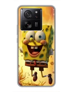 Чохол для Xiaomi 16 з картинкою «Губка Боб стрибає»