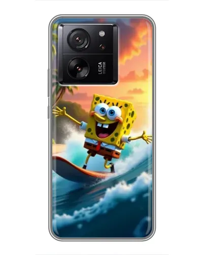 Чохол для Xiaomi 16 з картинкою «Губка Боб серфінгіст» Чохол для Xiaomi 16 з картинкою «Губка Боб серфінгіст»