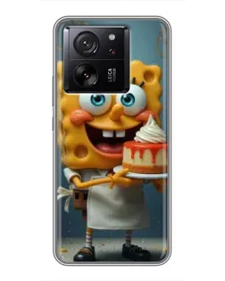 Чохол для Xiaomi 16 з картинкою «Кухар Спанч Боб»