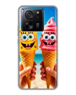 Чохол для Xiaomi 16 з картинкою «Спанч Боб морозиво»