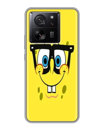 Чехол для Xiaomi 16 с картинкой «Минималистичный Спанч Боб» Чехол для Xiaomi 16 с картинкой «Минималистичный Спанч Боб»