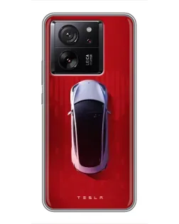 Чохол для Xiaomi 16 з картинкою «Tesla Top View»