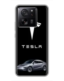 Чохол для Xiaomi 16 з картинкою «Tesla Model Y»