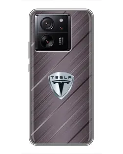 Чохол для Xiaomi 16 з картинкою «Металева текстура Tesla»