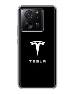 Чохол для Xiaomi 16 з картинкою «Tesla White Logo»