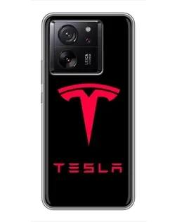 Чохол для Xiaomi 16 з картинкою «Tesla Red Logo»