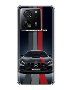 Чохол для Xiaomi 16 з картинкою «Mercedes — білий карбон»