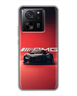 Чохол для Xiaomi 16 з картинкою «Mercedes AMG — червона лінія»