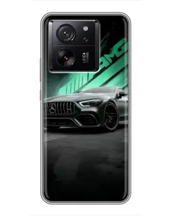 Чохол для Xiaomi 16 з картинкою «Темний Mercedes AMG»