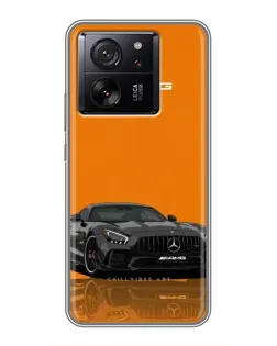 Чохол для Xiaomi 16 з картинкою «Помаранчевий Mercedes AMG»