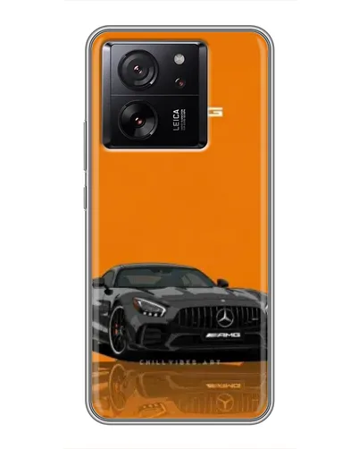 Чохол для Xiaomi 16 з картинкою «Помаранчевий Mercedes AMG»