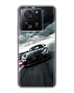Чохол для Xiaomi 16 з картинкою «Гоночний Mercedes AMG»