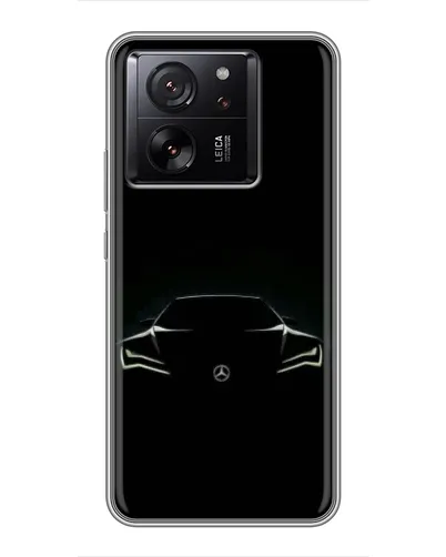 Чехол для Xiaomi 16 с картинкой «Mercedes — силуэт авто» Чехол для Xiaomi 16 с картинкой «Mercedes — силуэт авто»