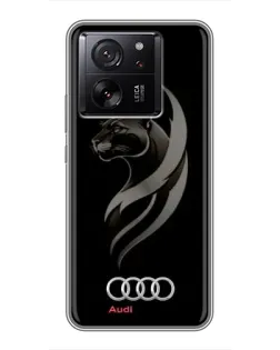 Чохол для Xiaomi 16 з картинкою «Графіка — пантера та Audi»