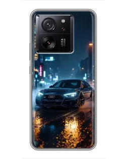 Чохол для Xiaomi 16 з картинкою «Нічне місто та Audi»
