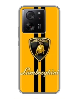 Чохол для Xiaomi 16 з картинкою «Lamborghini Stripe жовтий»