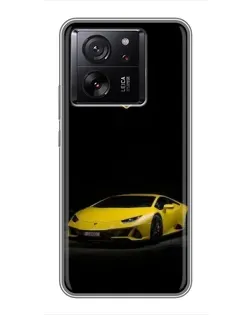 Чохол для Xiaomi 16 з картинкою «Lamborghini жовтий акцент»