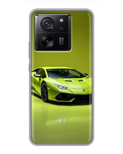 Чохол для Xiaomi 16 з картинкою «Салатовий Lamborghini Huracan»